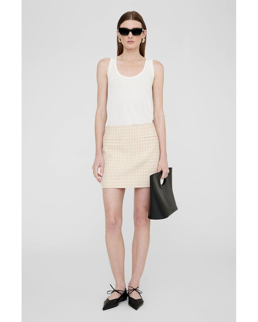 Anine Bing Natural Vanessa Skirt