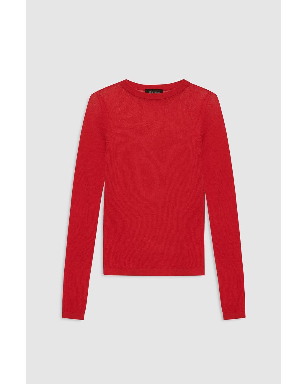 Anine Bing Red Tiana Sweater