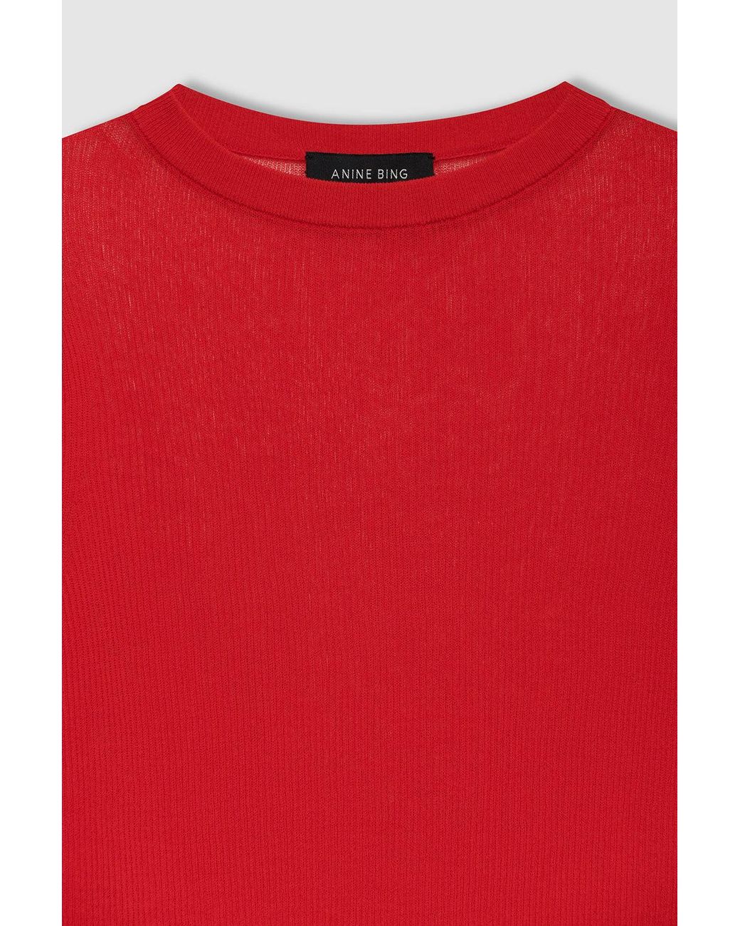 Anine Bing Red Tiana Sweater
