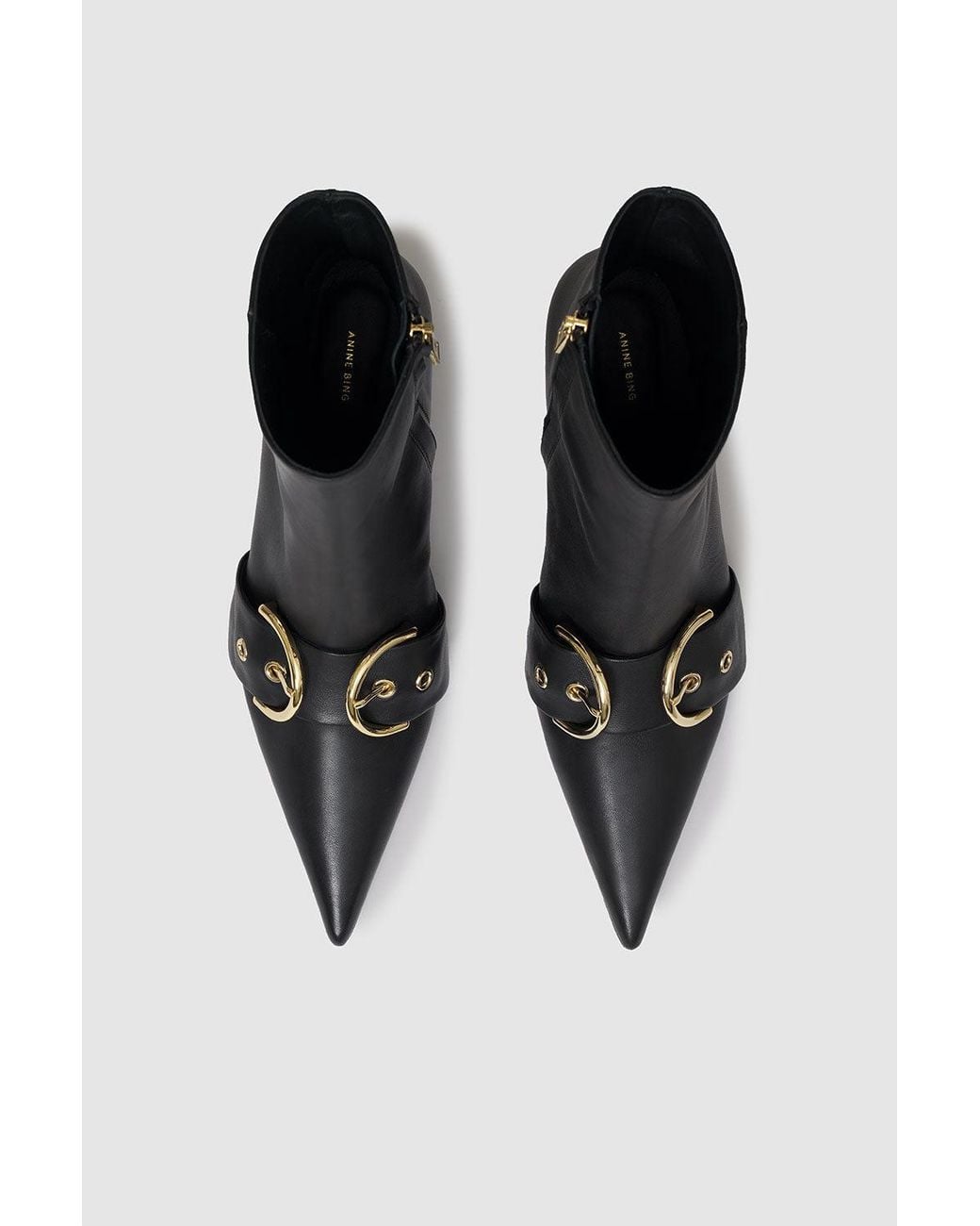 Anine Bing Black Zoe Boots