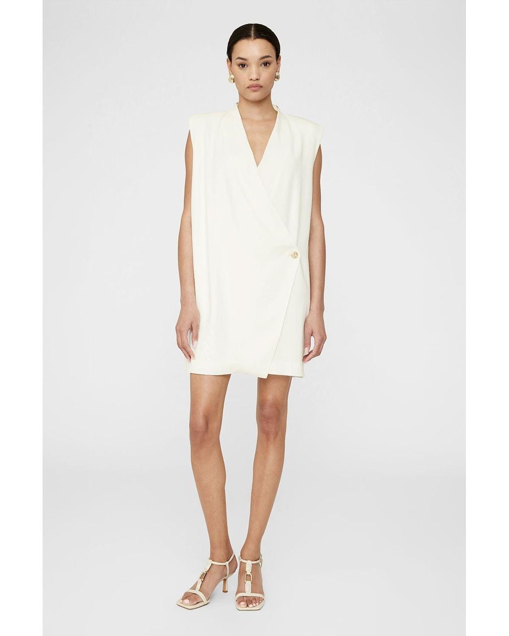 Anine Bing White Kiera Sandals