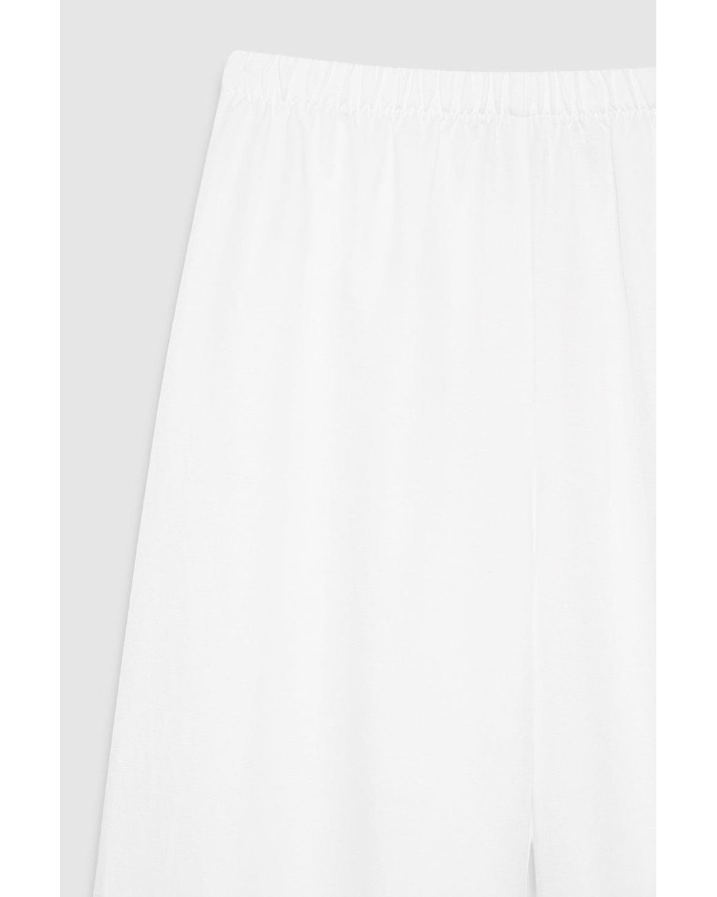 Anine Bing White Roslyn Pant