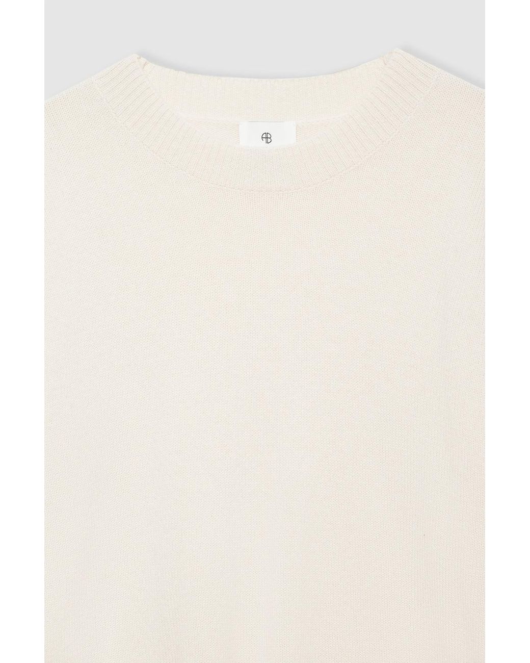 Anine Bing Blue Lee Crew Sweater