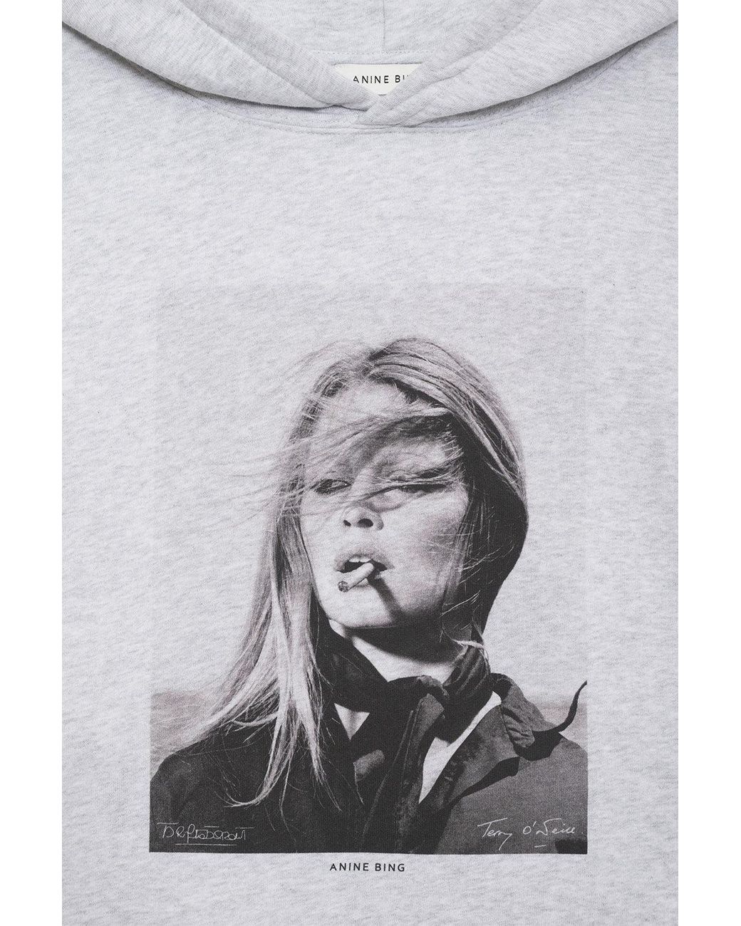 Anine Bing Harvey Sweatshirt Ab X To X Brigitte Bardot in White Lyst UK