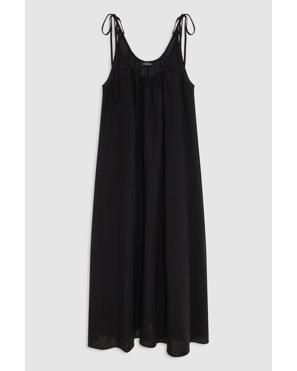 Anine Bing Black Flora Dress
