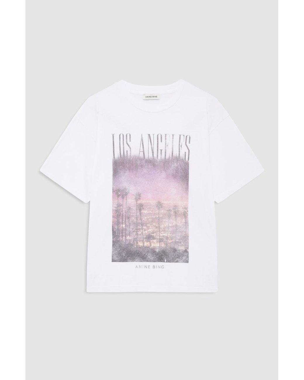 Anine Bing Blue Cade Tee Los Angeles