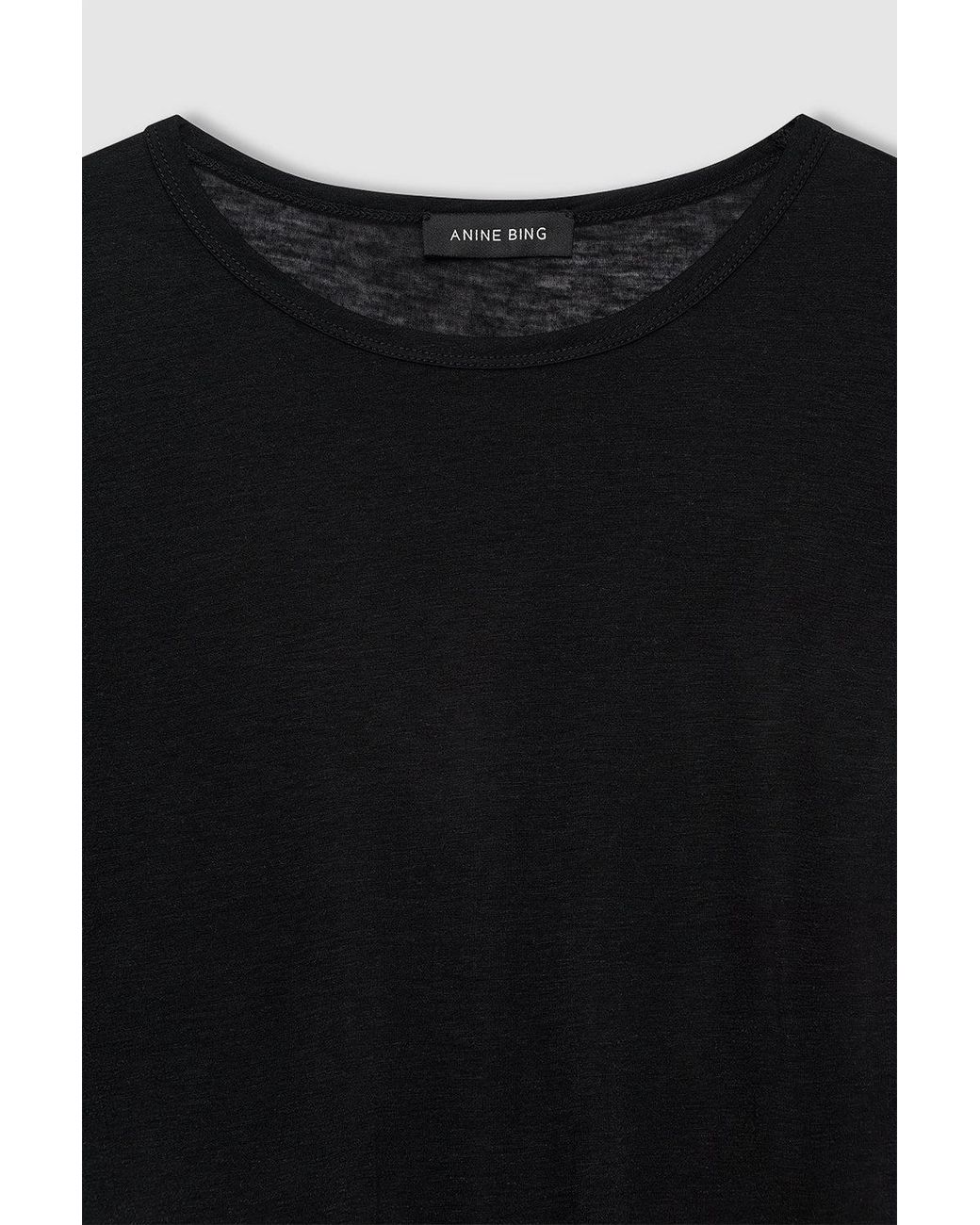 Anine Bing Blue Sylvie Long Sleeve Tee