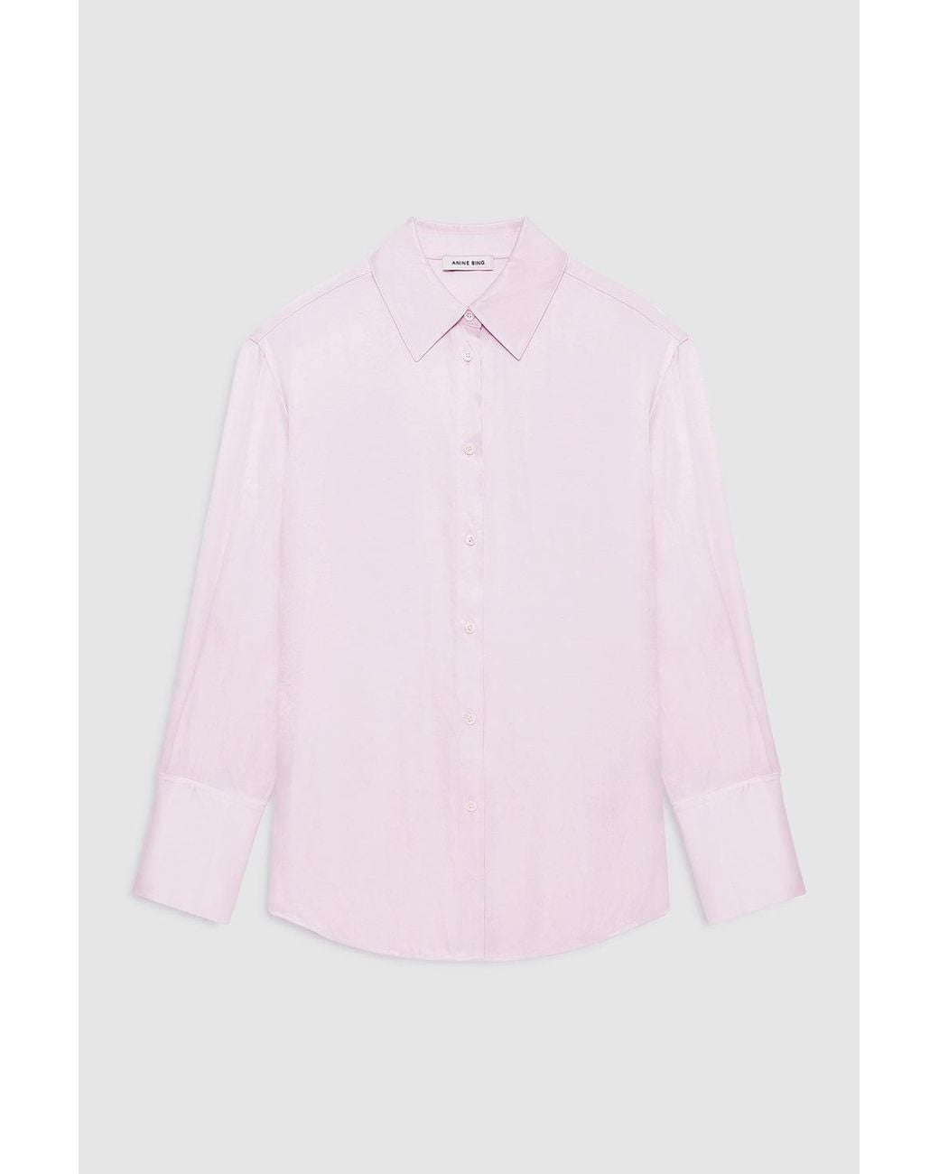 Anine Bing Gray Bridget Shirt