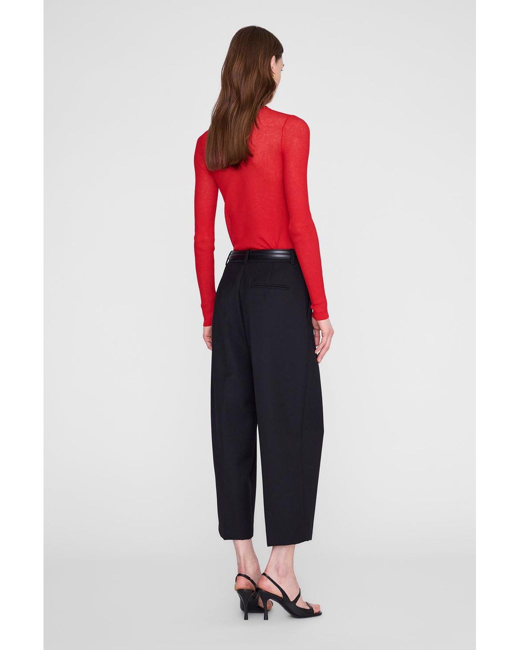 Anine Bing Red Tiana Sweater