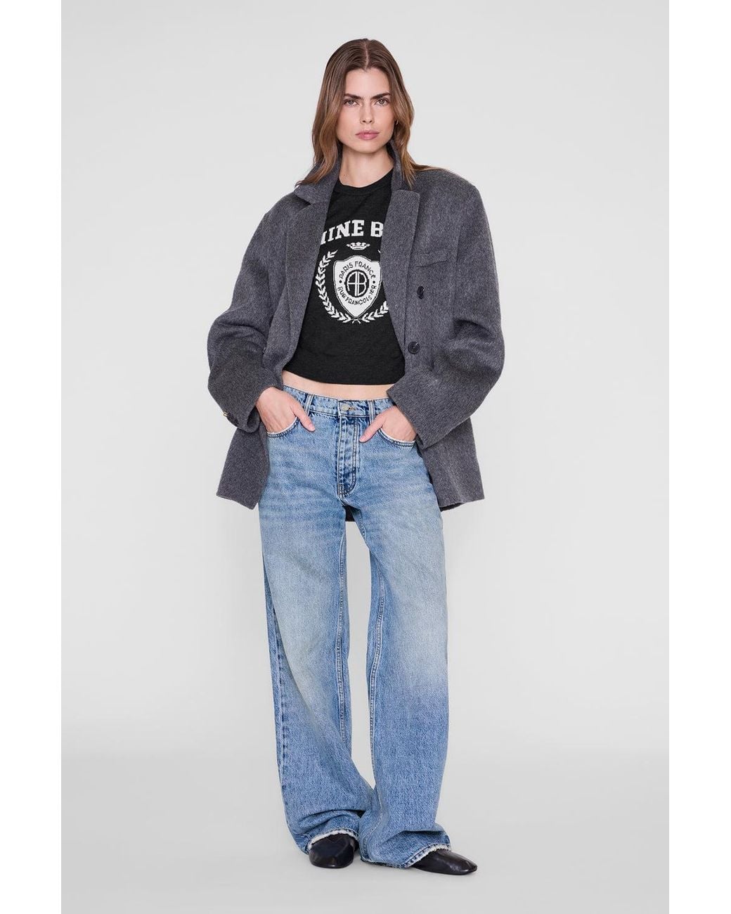 Anine Bing Blue Mia Sweater