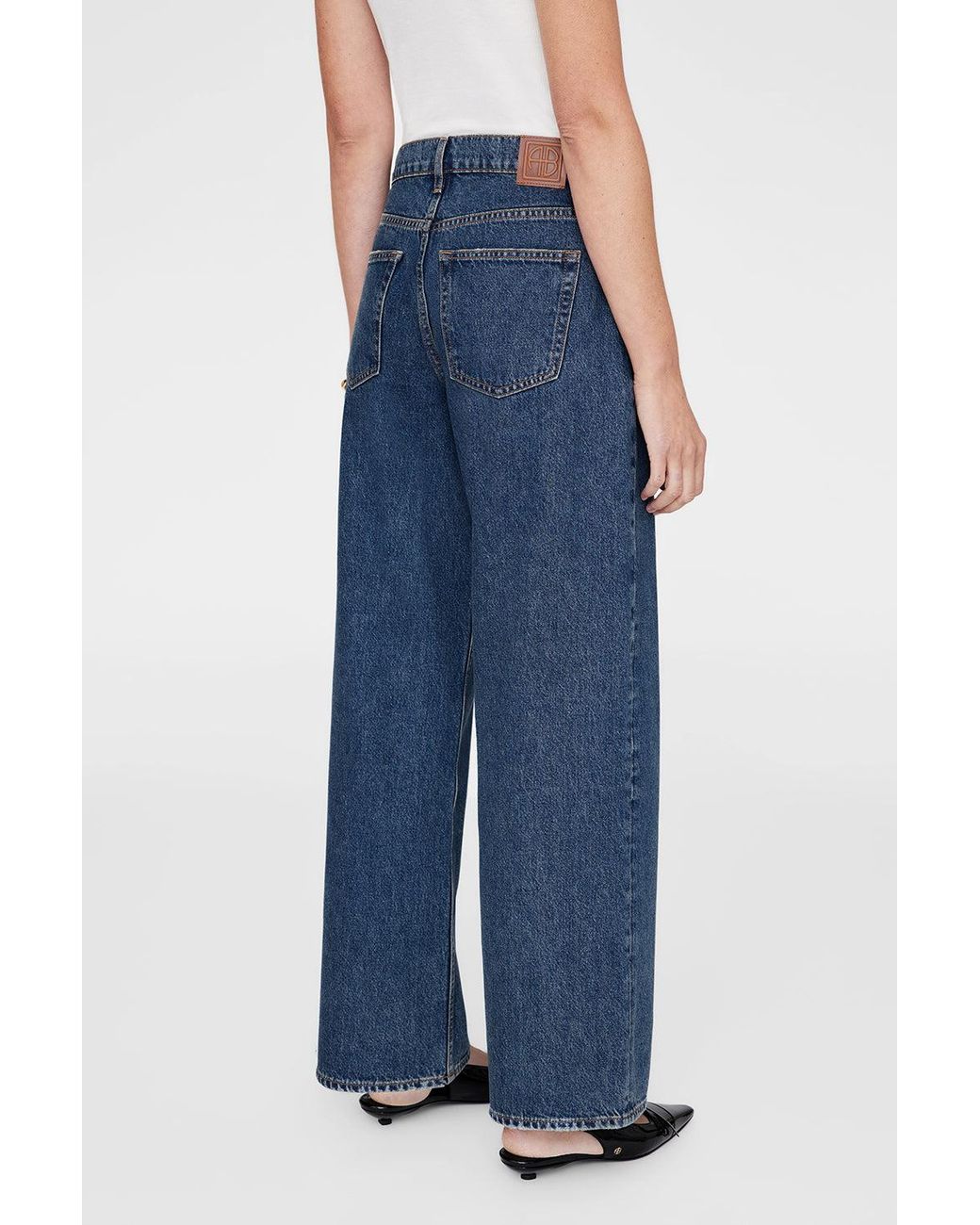 Anine Bing Blue Manon Jean