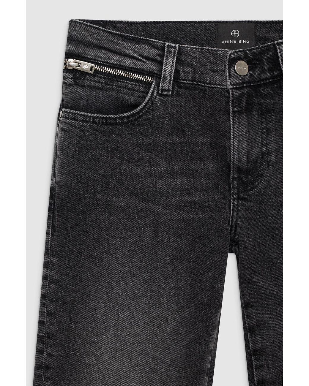 Anine Bing White Jax Jean