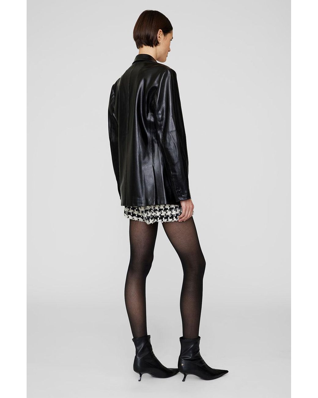 Anine Bing Black Lyle Short