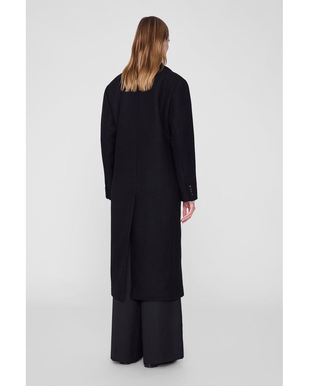 Anine Bing Blue Sali Maxi Coat