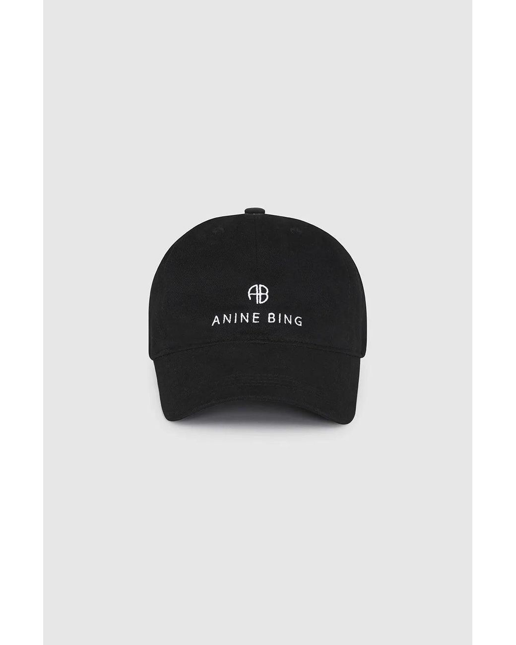 Anine Bing Black Jeremy Baseball Cap