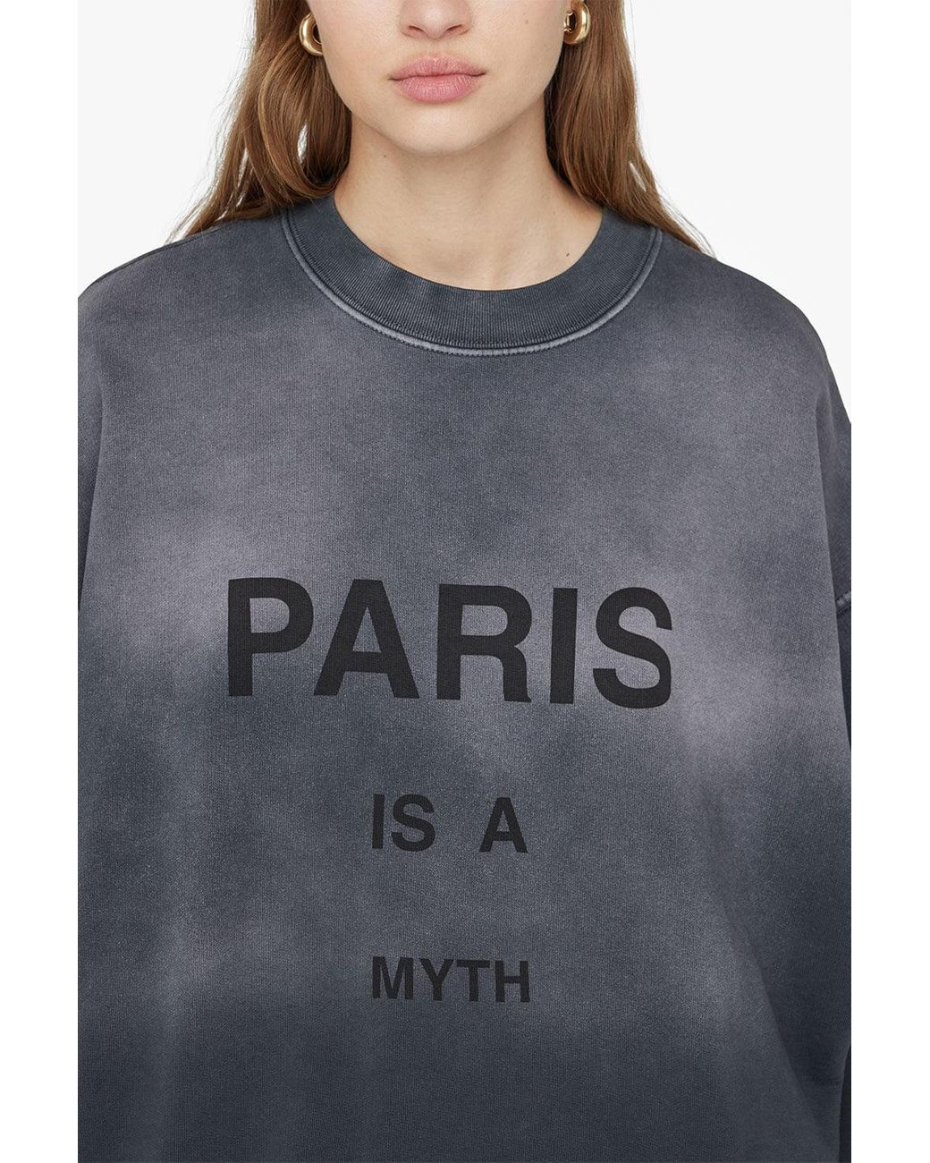 Anine Bing Jaci Sweatshirt Myth Paris | Lyst