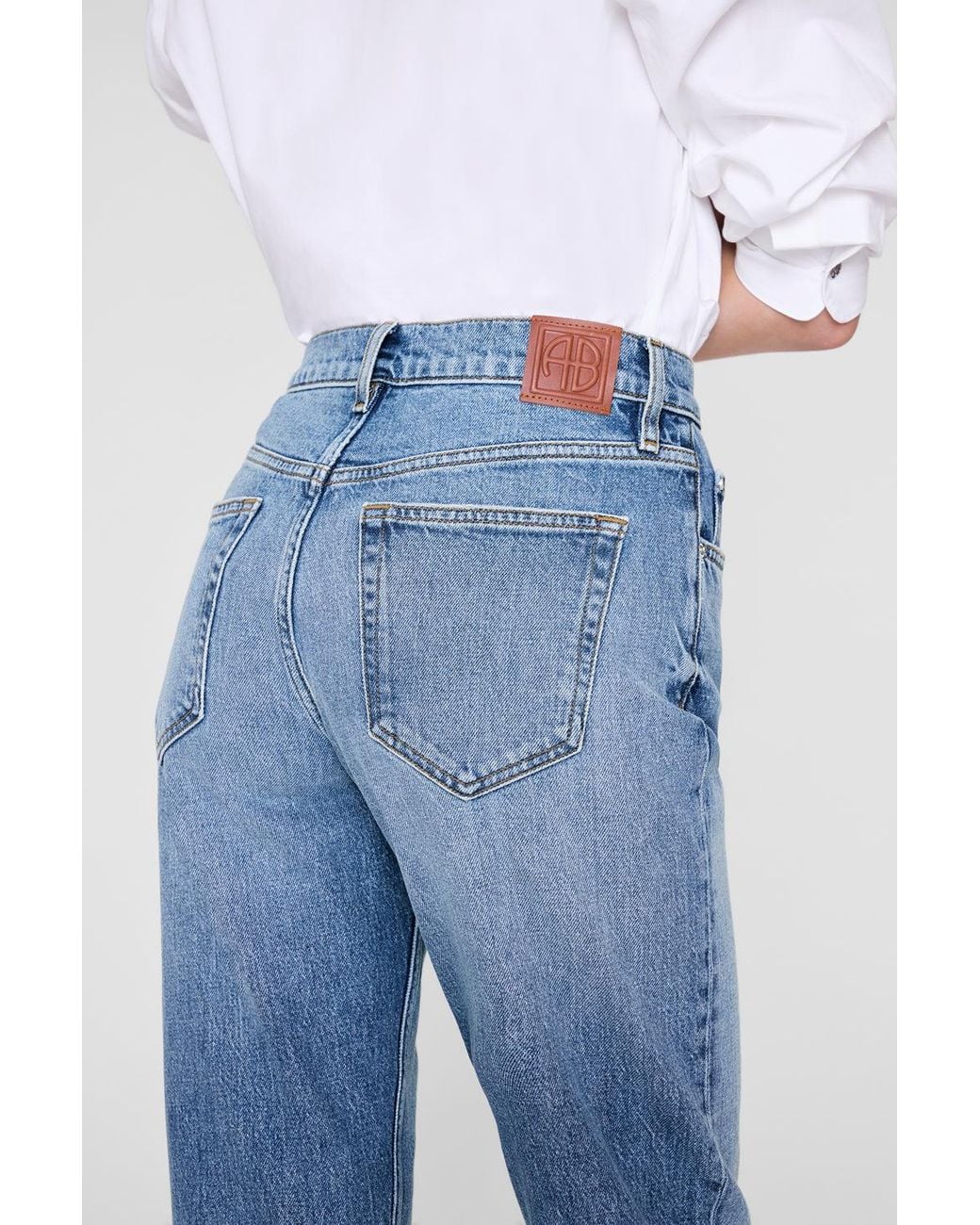 Anine Bing Blue Kate Jean Stretch 29"