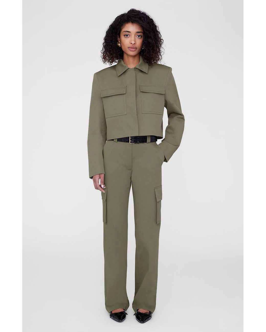 Anine Bing Green Dayton Jacket