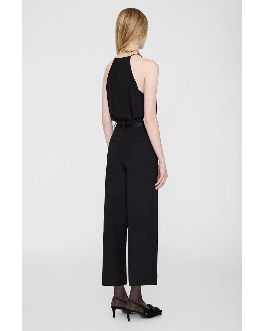 Anine Bing Blue Louisa Trouser