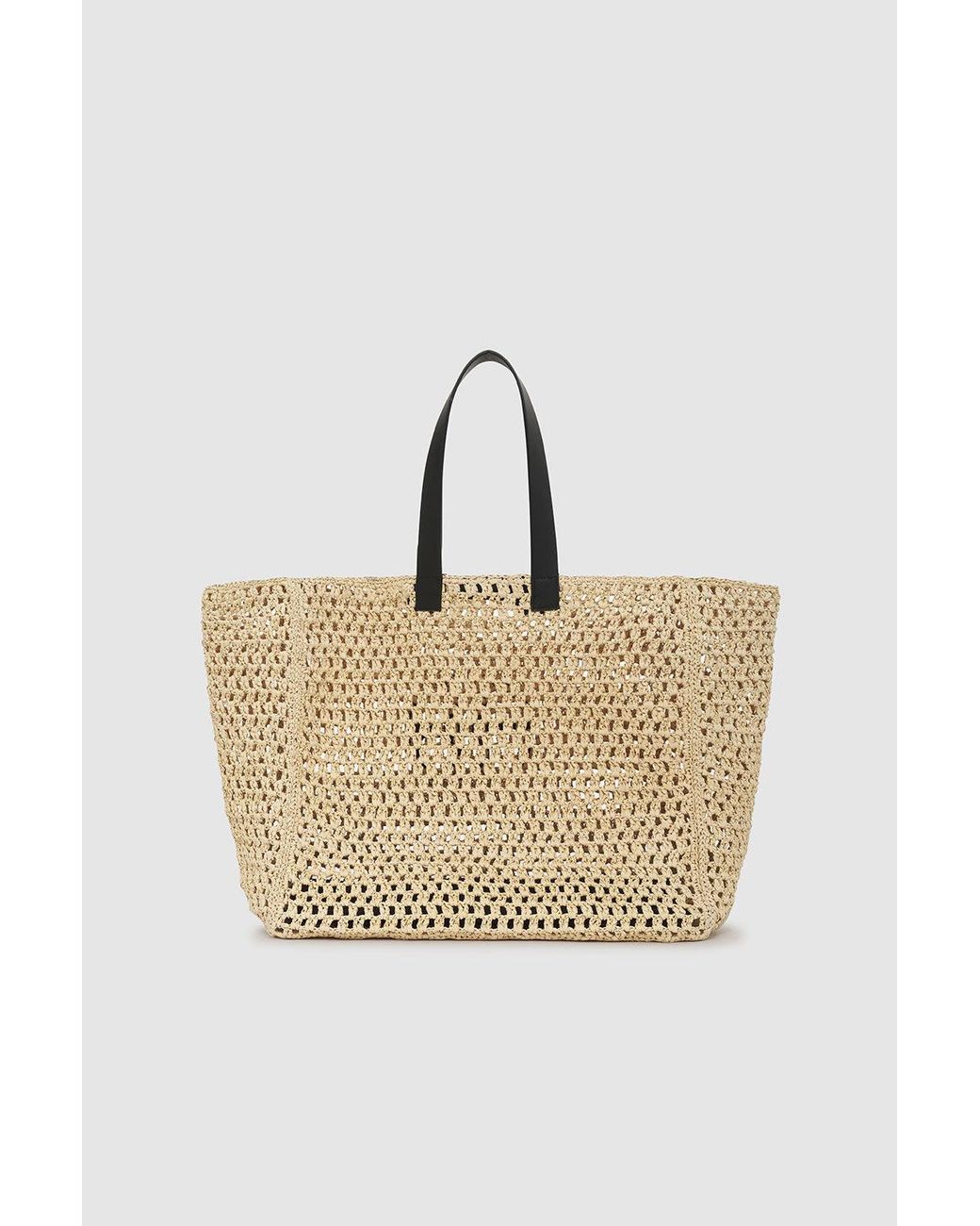 Anine Bing Natural Large Rio Tote
