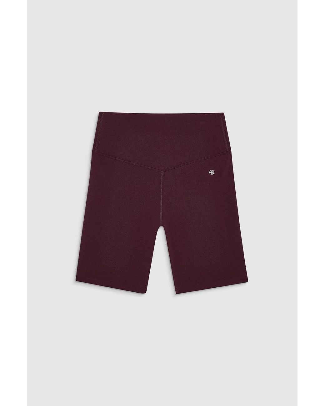 Anine Bing Red Blake Biker Short