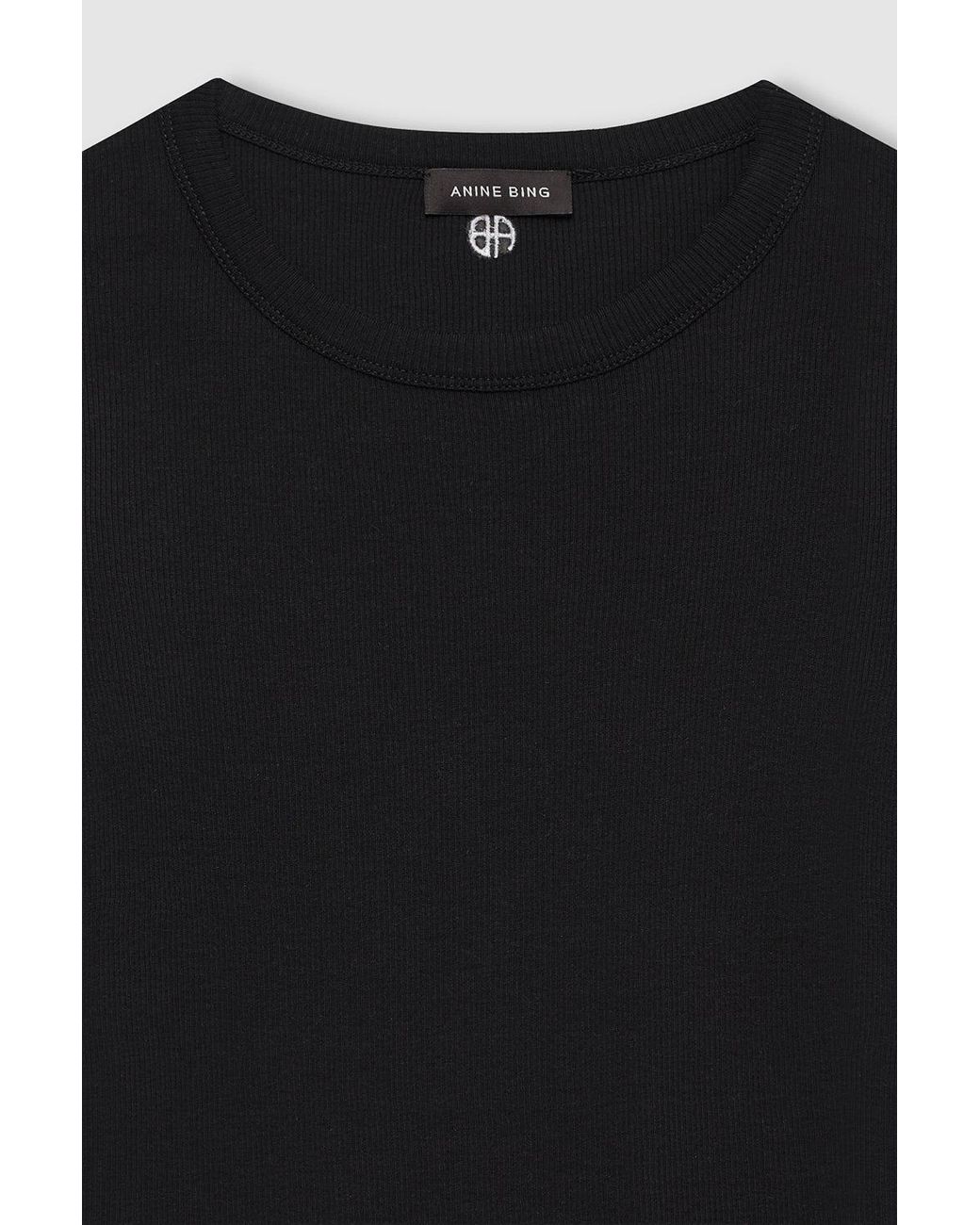 Anine Bing Blue Sixtine Tee Short Sleeve
