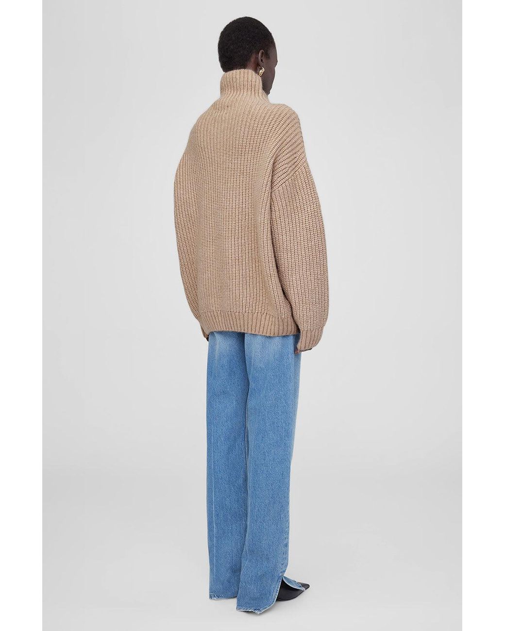 Anine Bing Natural Sydney Sweater