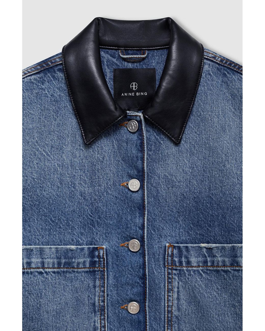 Anine Bing Blue Yuma Jacket