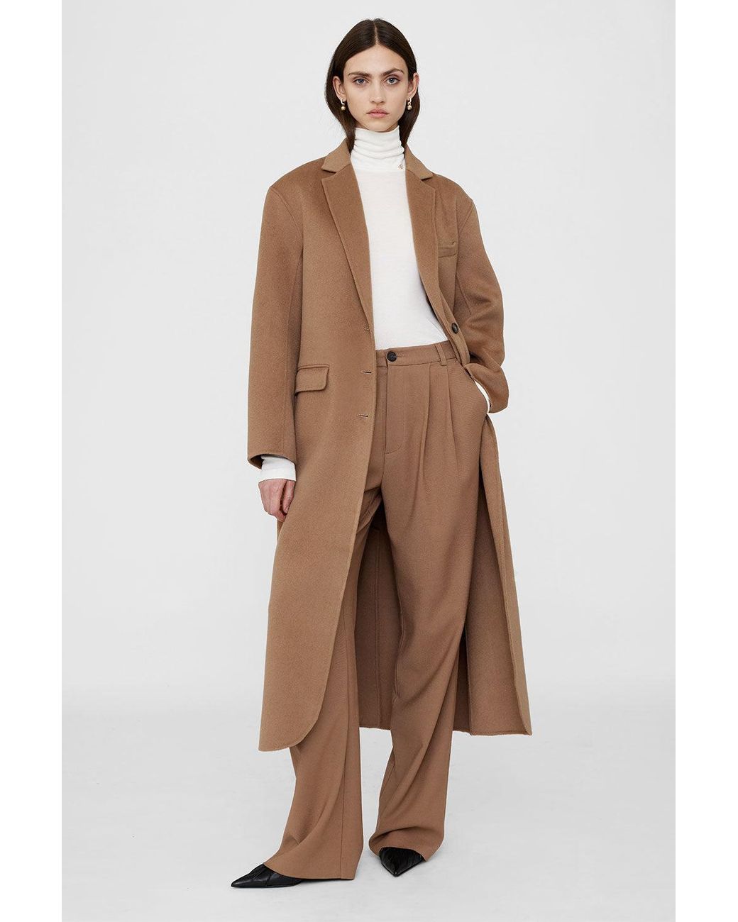 Anine Bing White Carrie Pant