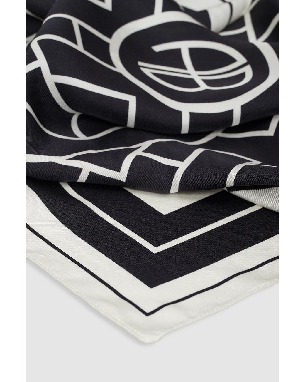 Anine Bing Black York Scarf Ab