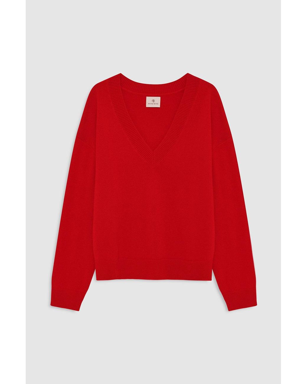 Anine Bing Red Lee Sweater