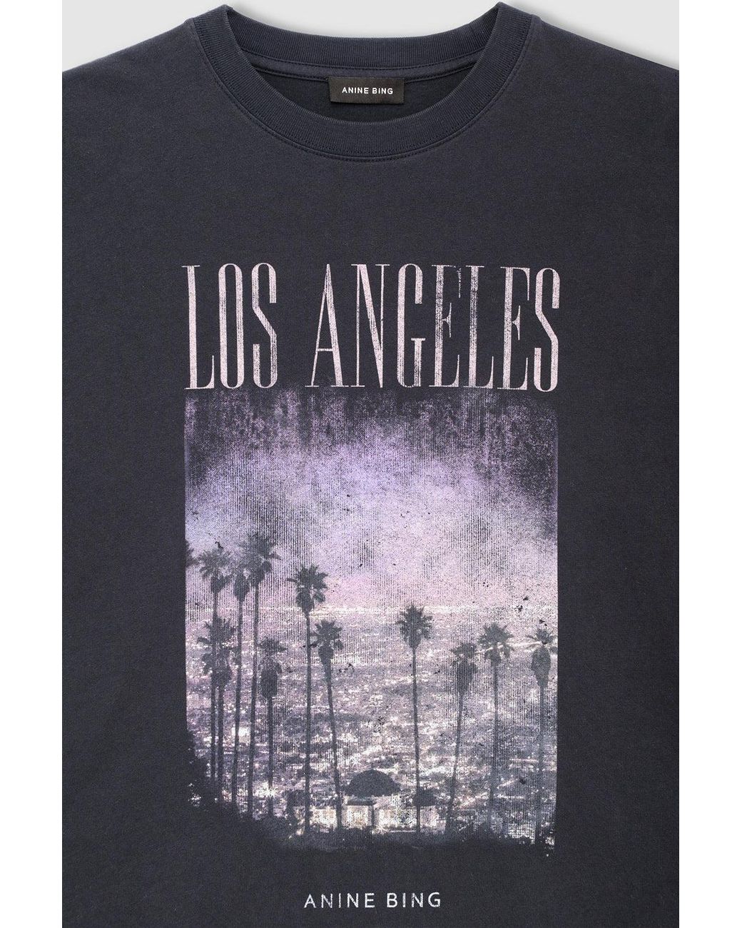 Anine Bing Blue Cade Tee Los Angeles
