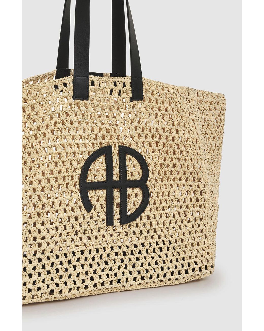Anine Bing Natural Large Rio Tote