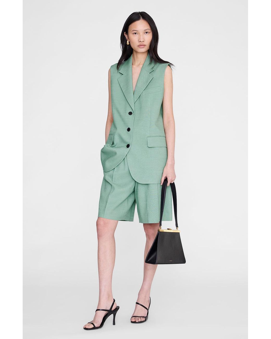 Anine Bing Green Sara Vest