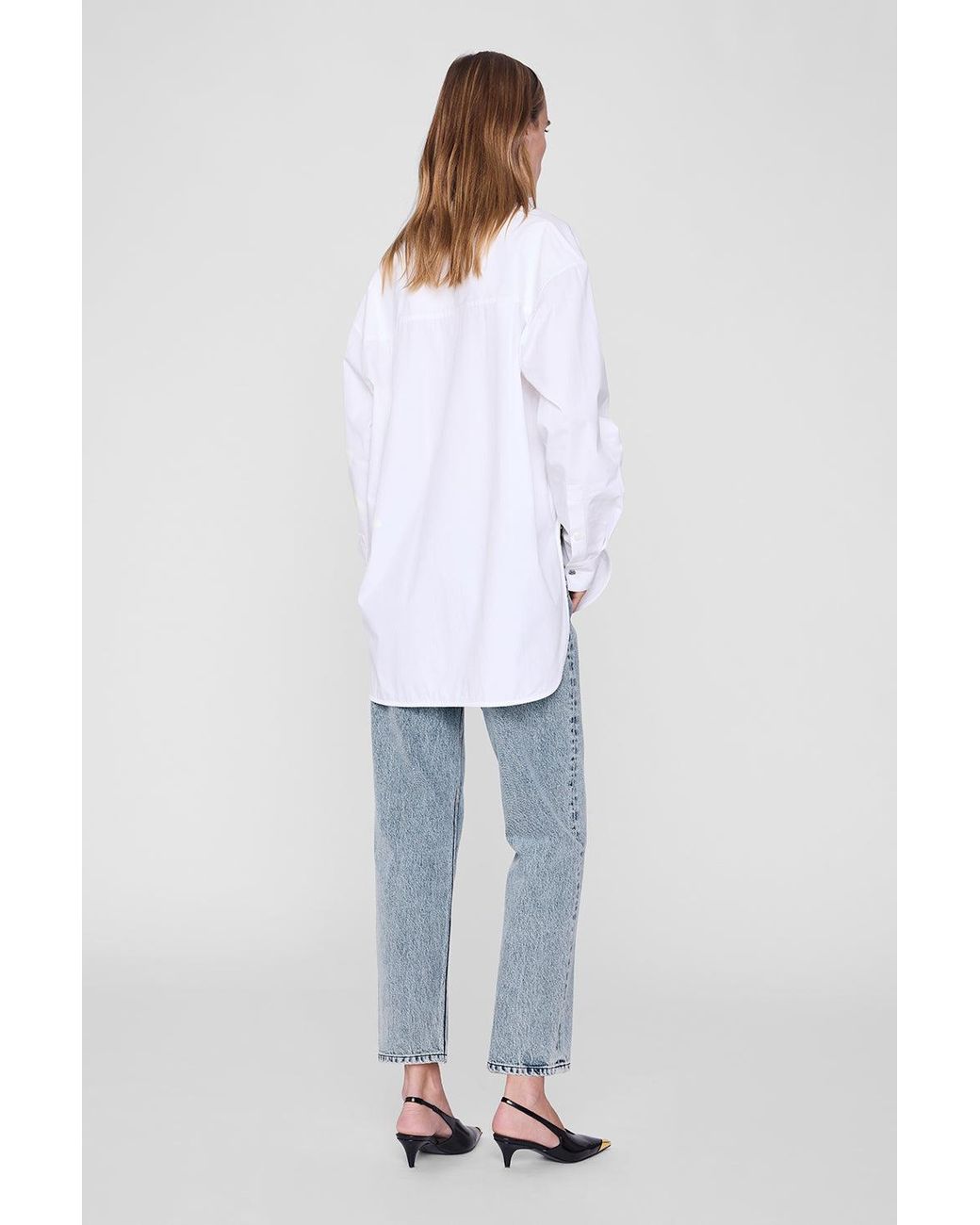 Anine Bing Blue Scott Shirt
