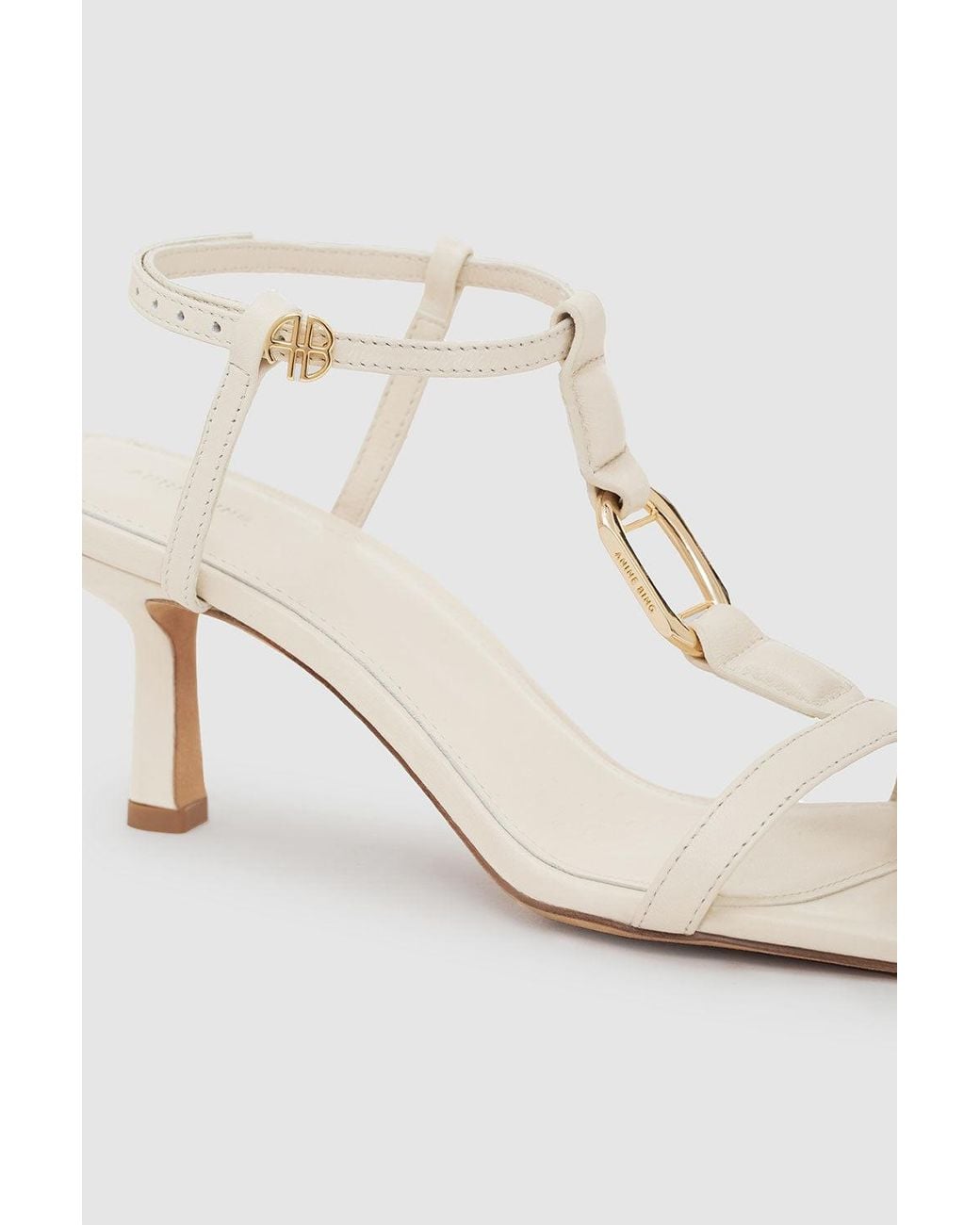 Anine Bing White Kiera Sandals