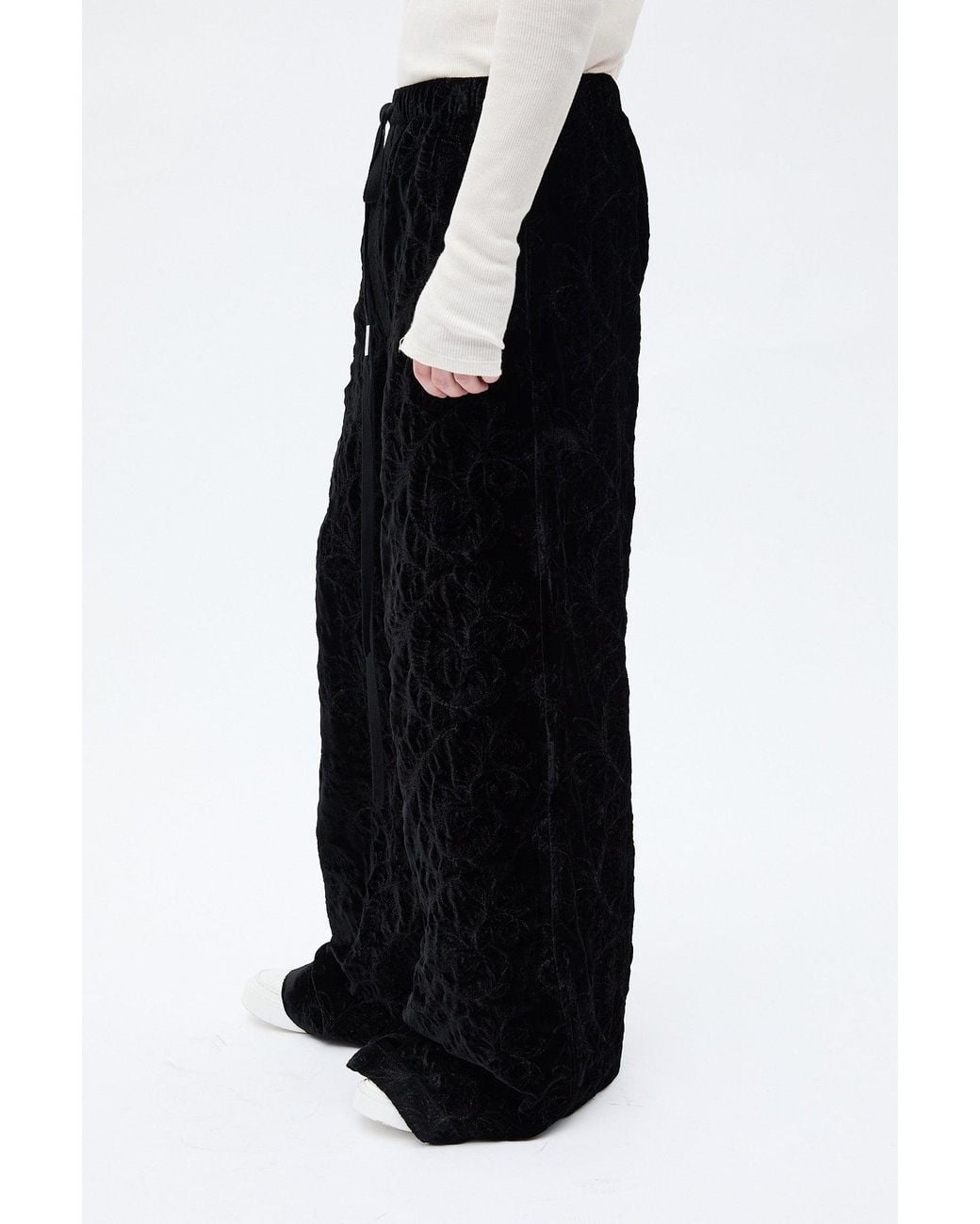 Ann Demeulemeester Black Gerry Lounge Pants for men