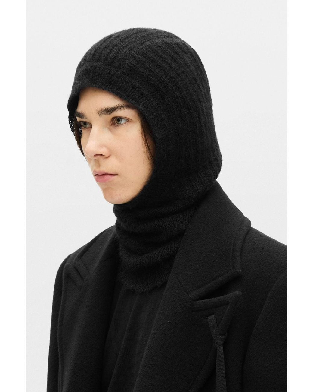 Ann Demeulemeester Black Vali Balaclava