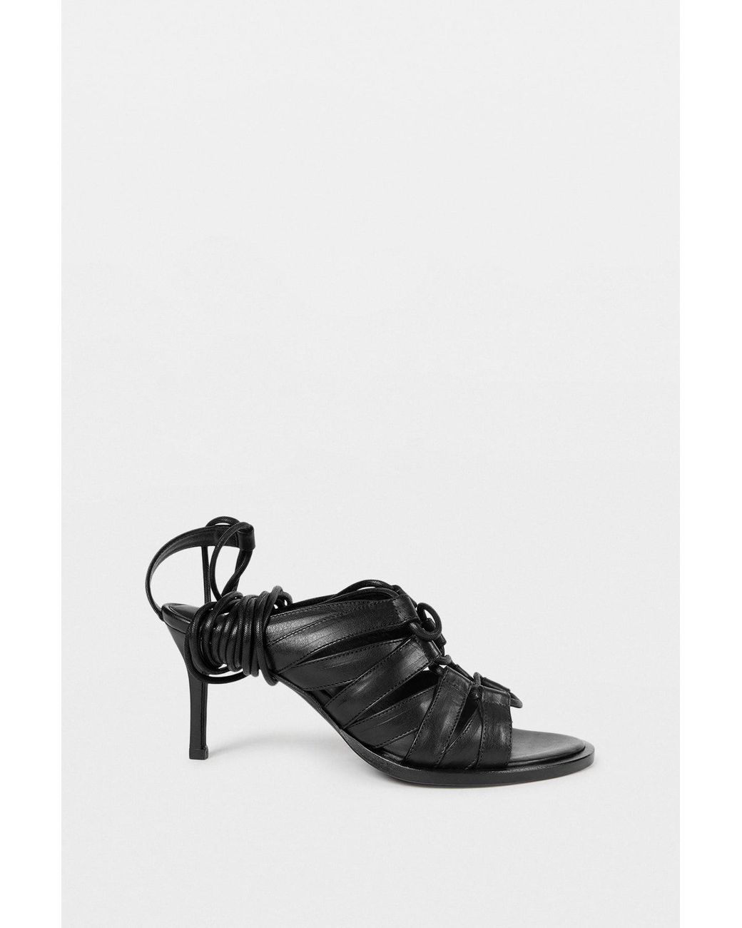 Ann Demeulemeester Black Livy Heeled Sandal