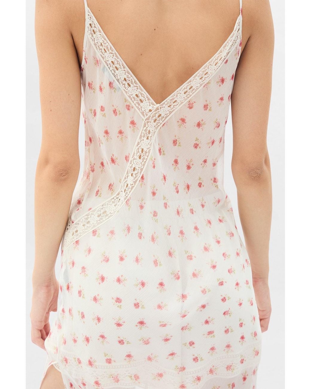 Ann Demeulemeester White Lala X-Long Bias Dress