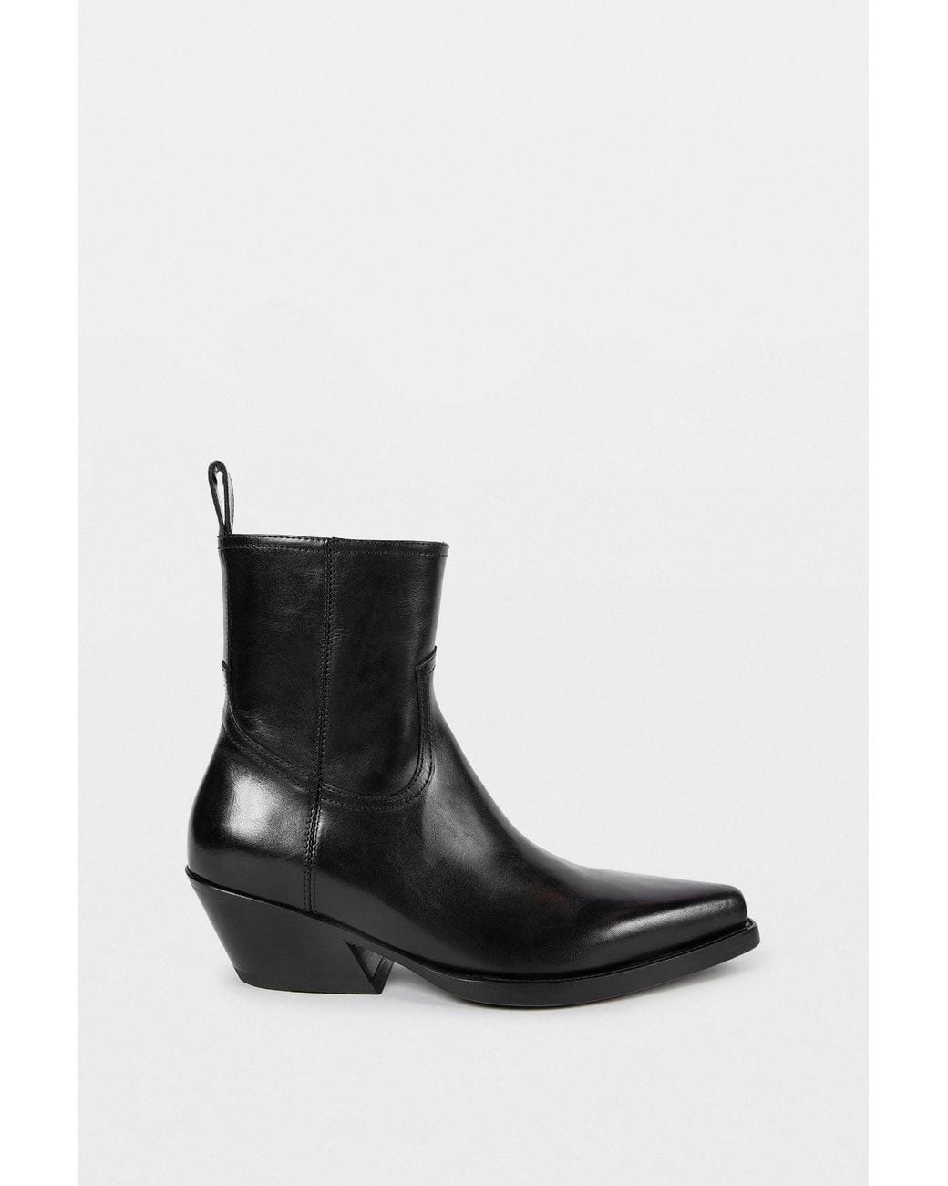 Ann Demeulemeester Black Imme Pointy Ankle Boots for men