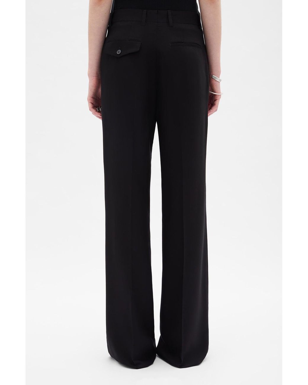 Ann Demeulemeester Black Maaike Flared Comfort Trousers