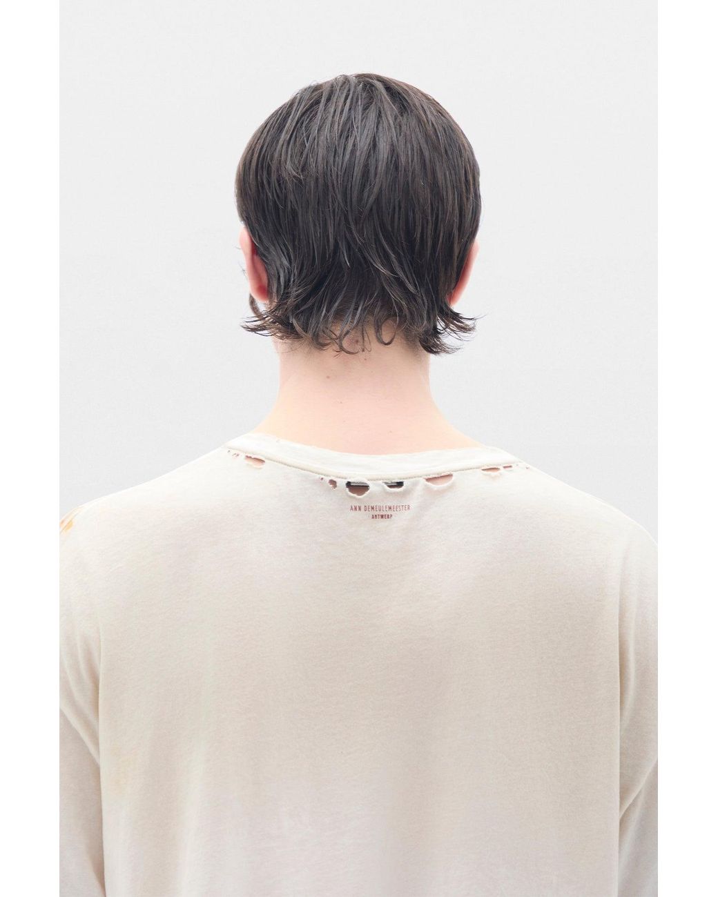 Ann Demeulemeester Pink Lu 'The New Poetry Club' T-Shirt for men