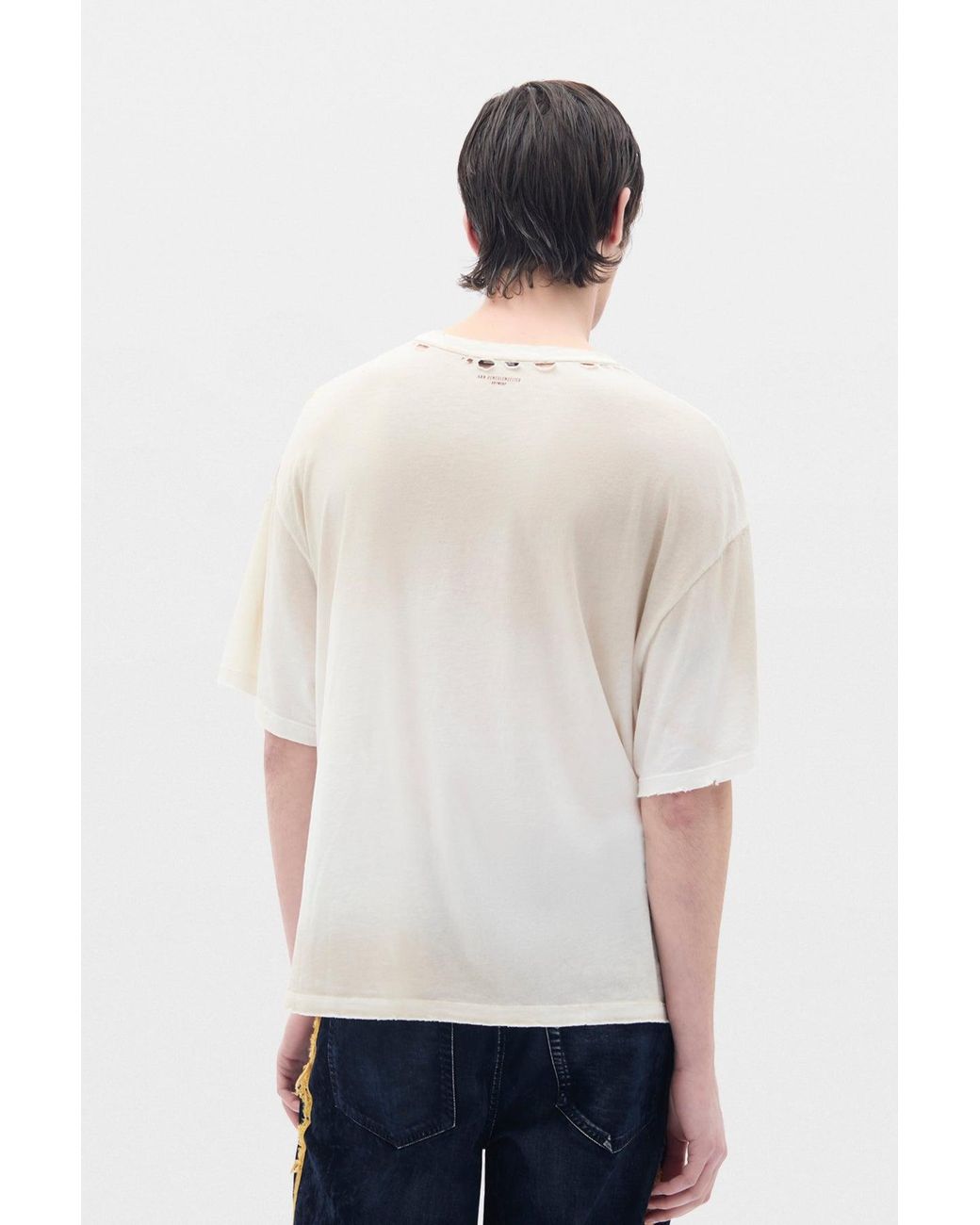 Ann Demeulemeester Pink Lu 'The New Poetry Club' T-Shirt for men