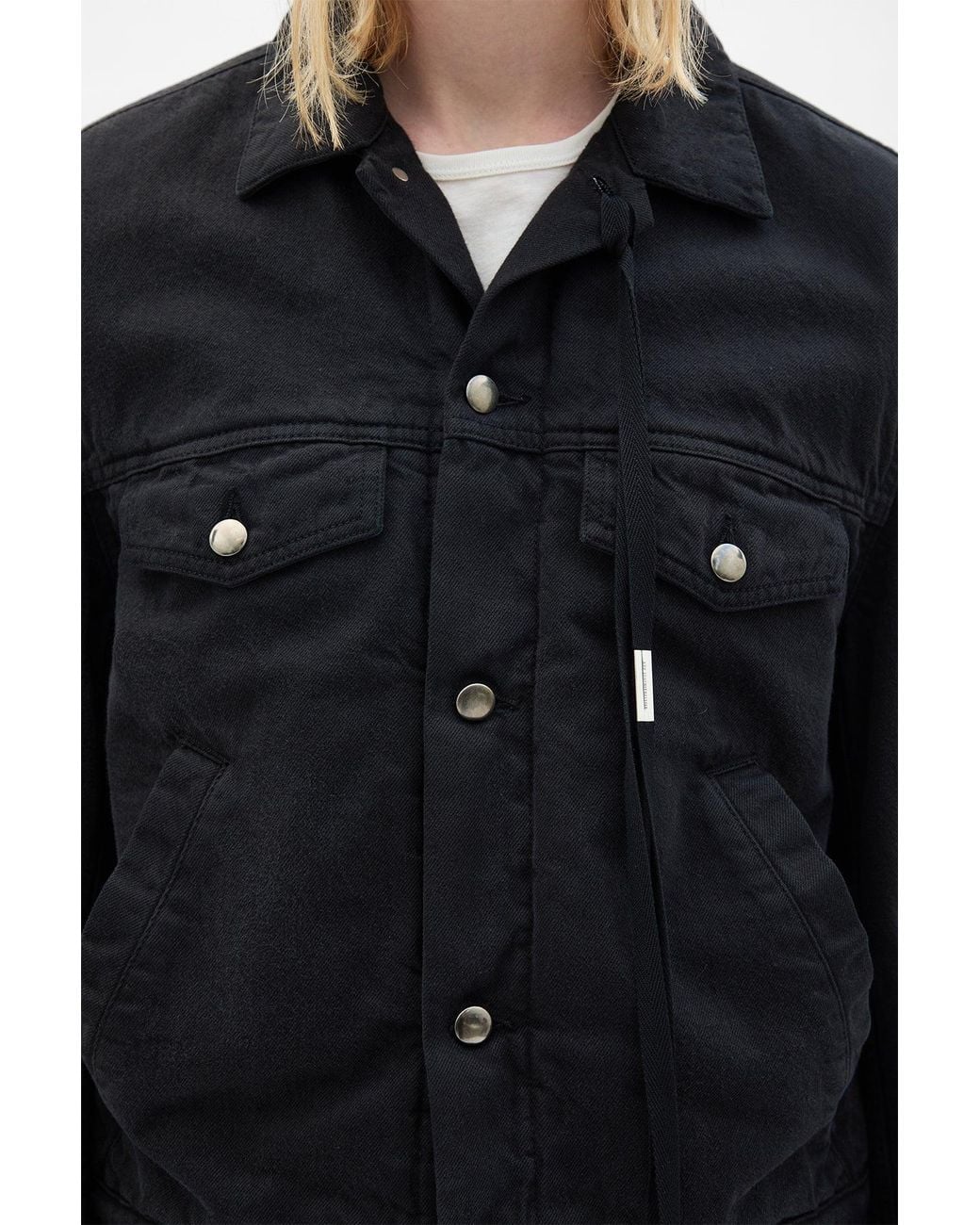 Ann Demeulemeester Black Raf 5 Pockets Standard Blouson for men