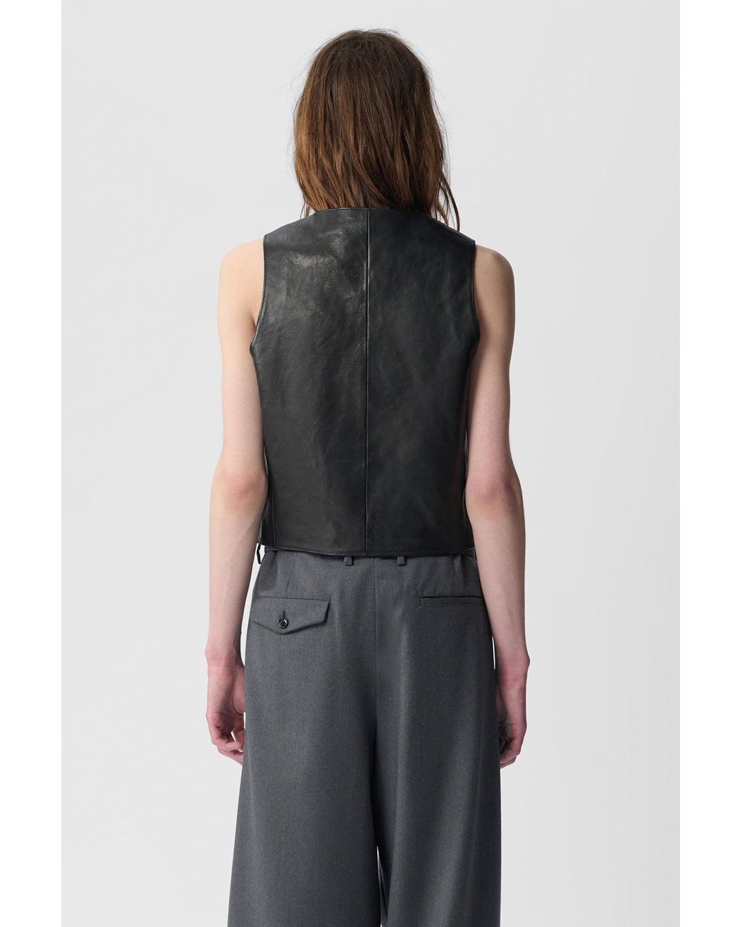 Ann Demeulemeester Black Alrik Classic Waistcoat for men
