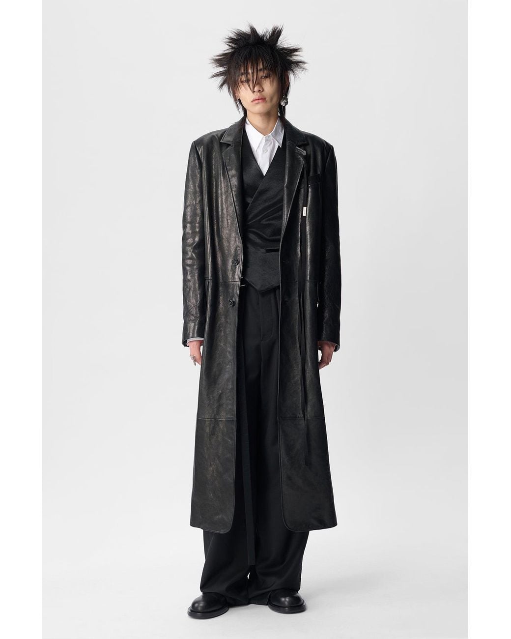 Ann Demeulemeester Black Hakan Tailored Coat for men