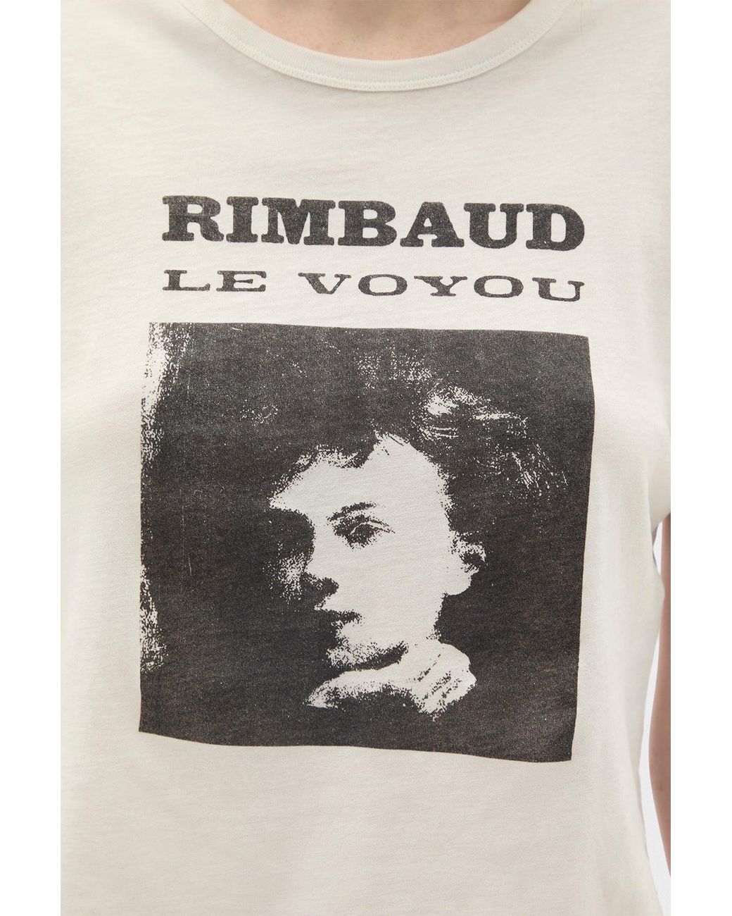 Ann Demeulemeester Natural Floor Micro T-Shirt