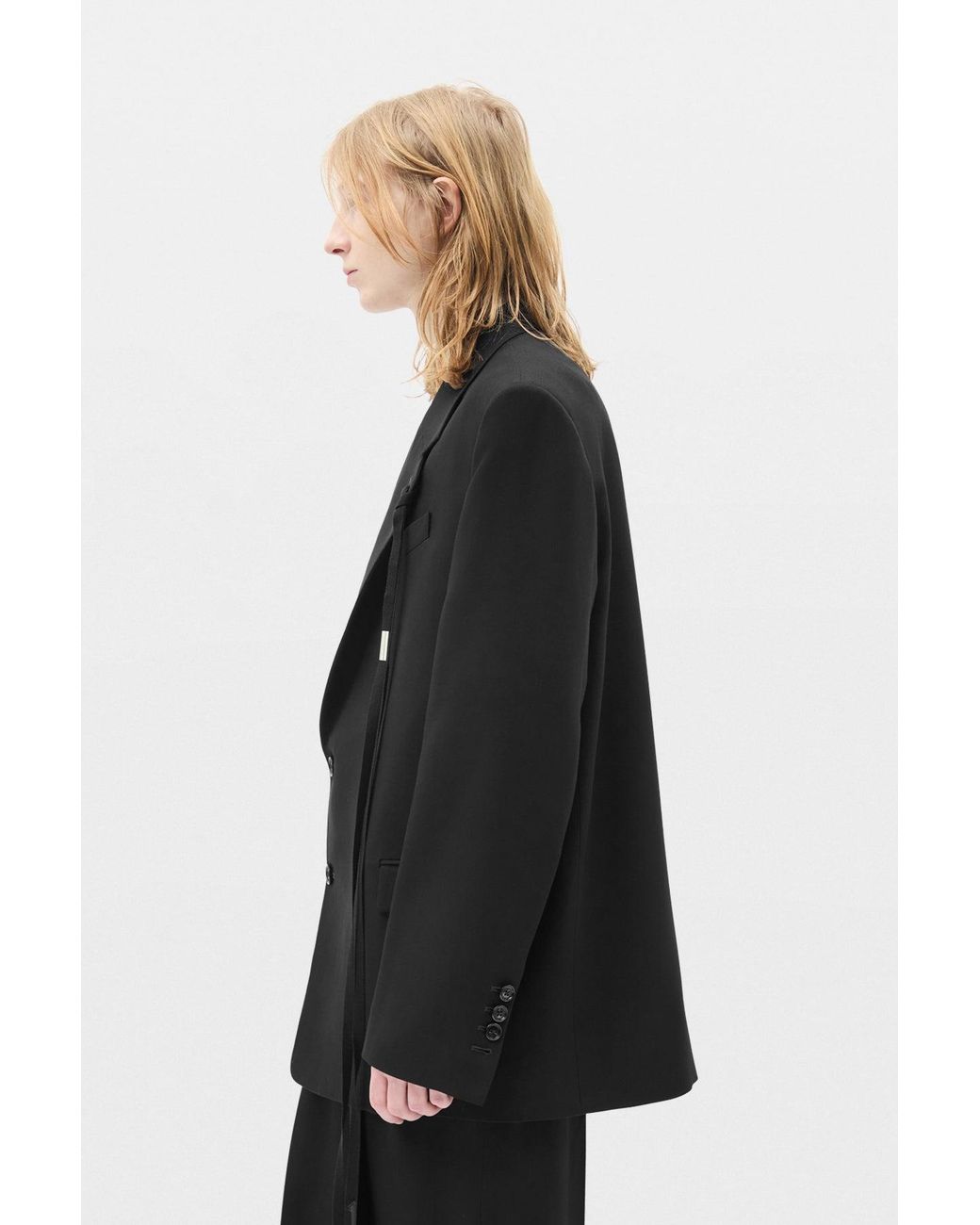Ann Demeulemeester Blue Ignaas Comfort Tailoerd Jacket for men