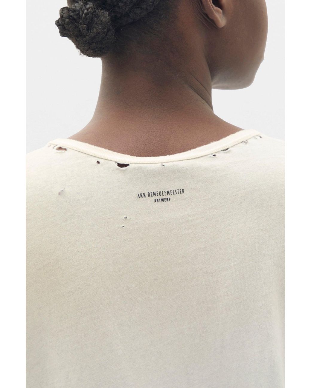 Ann Demeulemeester Multicolor Fanie Standard Fit T-Shirt
